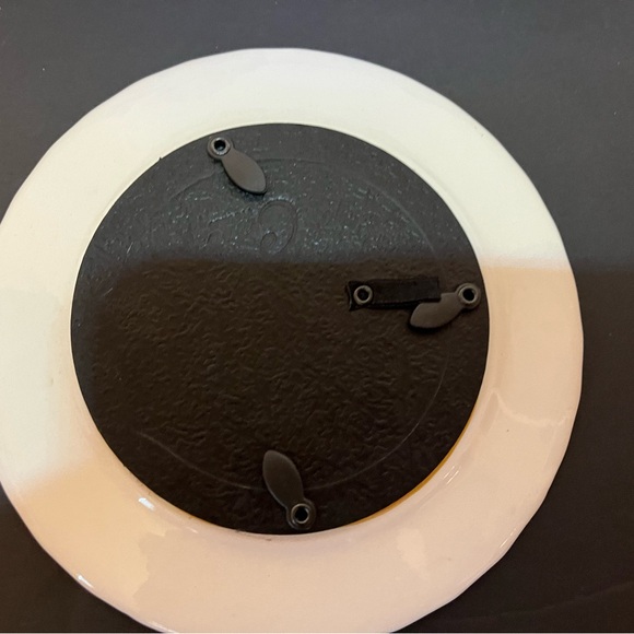 Carr Porcelain Floral Photo Frames Set W/Black Wall Rack  Set Of 3- NIB - Picture 6 of 8